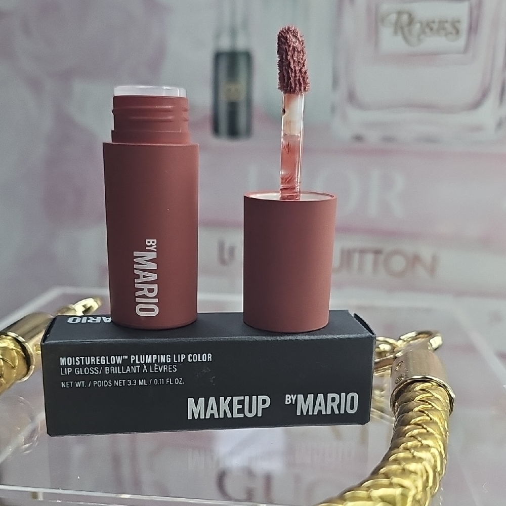 Makeup By Mario MoistureGlow Plumping Lip Color - Miss Rose NEW